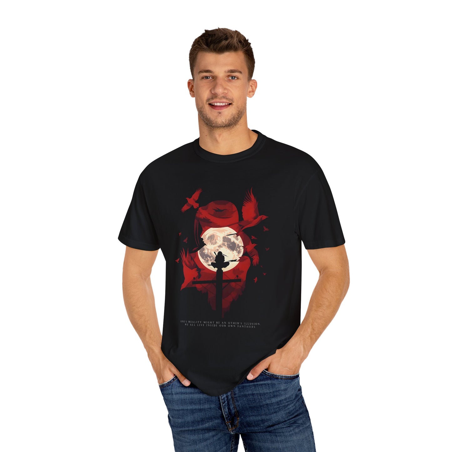 Unisex ITACHI Uchiha T-shirt – Keep Calm Design for Anime Fans