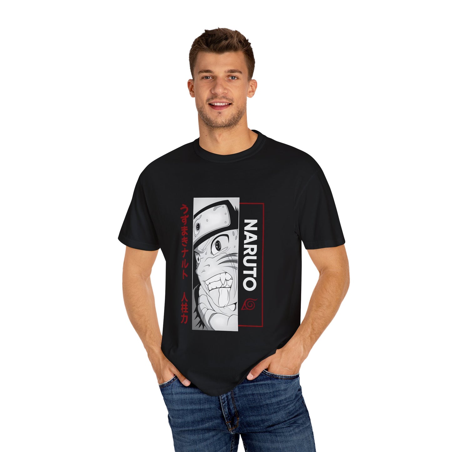 Naruto Unisex Garment-Dyed T-Shirt - Embrace Your Inner Ninja!