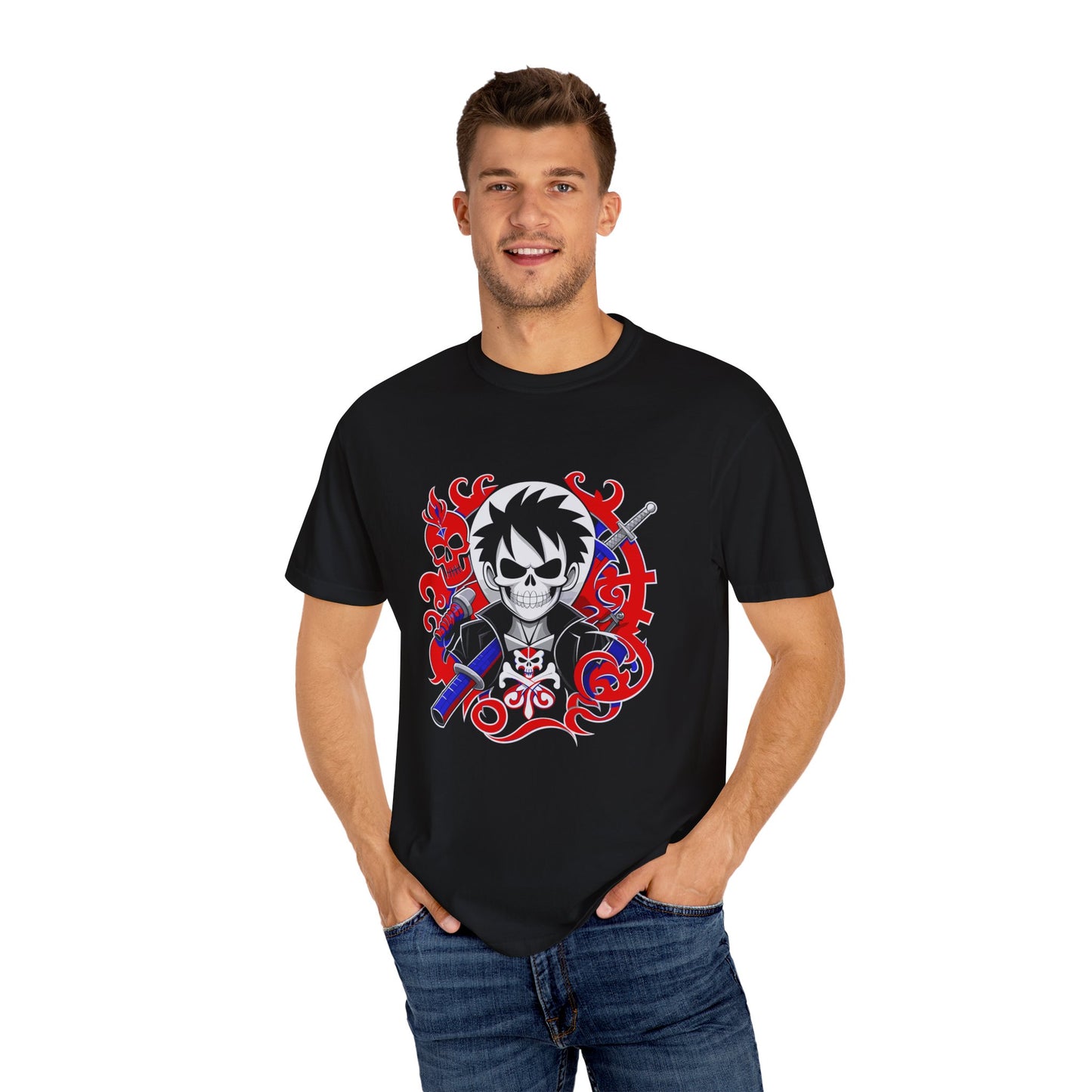 Unisex Luffy Graphic T-Shirt - Cool Casual Wear for Anime Fans